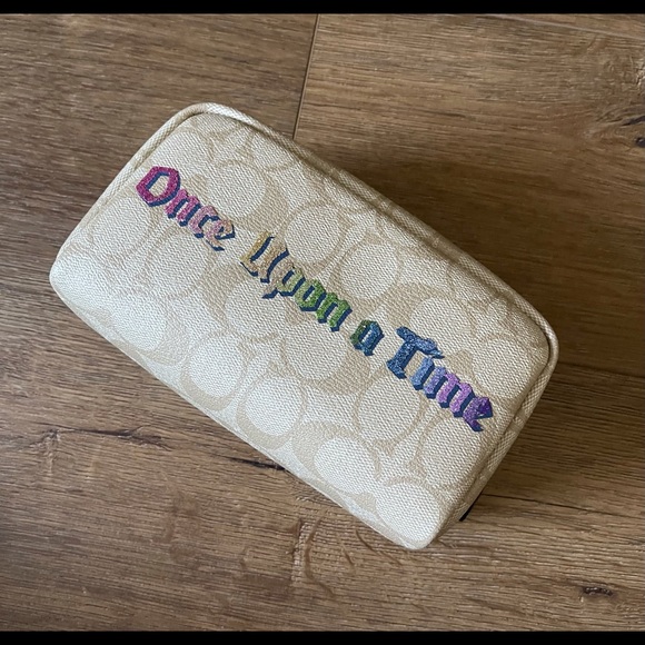 COACH-NWT Disney Cosmetics Bag-“Once Upon A Time” - Picture 2 of 13